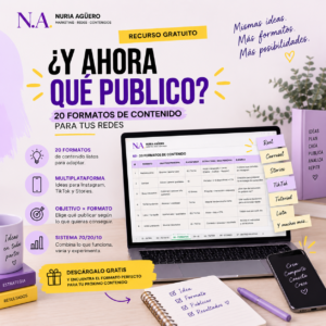 ¿Y AHORA QUÉ PUBLICO? - 20 formatos de contenido para tus redes